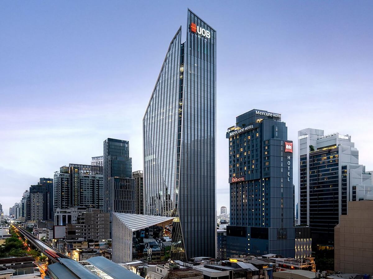 UOB Bank HQ @Bangkok, Thailand 25,000 m2 completed